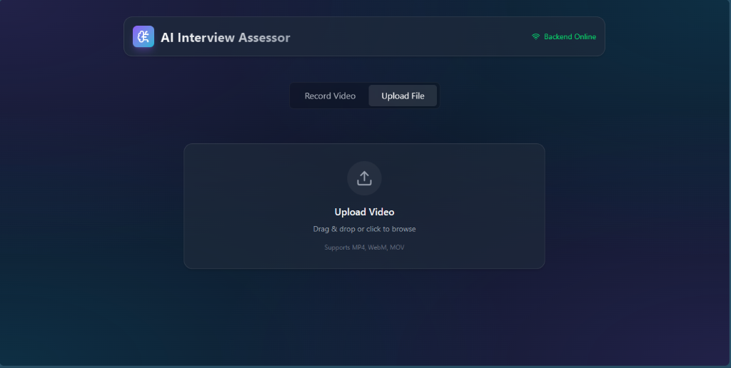 AI Interview Assessment System
